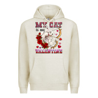 My Cat Is My Valentine Premium Hoodie | Teevron