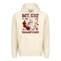 Sandshell my cat is my valentine Premium Hoodie - OliviaCreatesArt