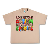 Burro look beyond autism and see someone special Urban Heavy Tee - JahusDesignShop