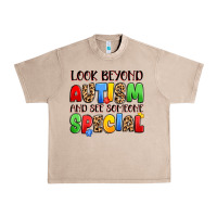 French Oak look beyond autism and see someone special Urban Heavy Tee - JahusDesignShop