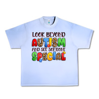Grape Ice look beyond autism and see someone special Urban Heavy Tee - JahusDesignShop