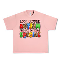Salmon look beyond autism and see someone special Urban Heavy Tee - JahusDesignShop