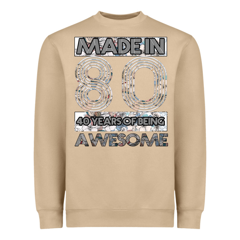 Born In 1980 Womens Heavyweight Sweatshirt by Bettercallsaul | Teevron