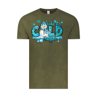 Vintage Olive baby its cold outside Vintage Tee - MaliasSmallBusiness