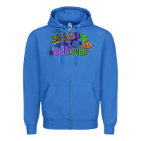 True Royal happy halloween Zipper Hoodie - CowGirlArtShop