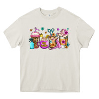 Cream hair hustler coffee Heavy Core Tee - Jasminsmagicworld