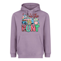 Lavender Easter gnomes on the hunt Heavyweight Hoodie - OliviaCreatesArt