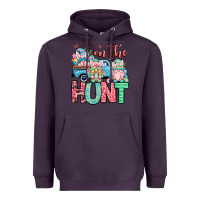 Plum Easter gnomes on the hunt Heavyweight Hoodie - OliviaCreatesArt