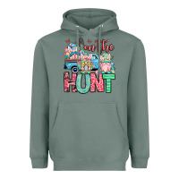 Sage Easter gnomes on the hunt Heavyweight Hoodie - OliviaCreatesArt
