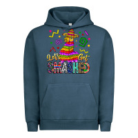 Pigment Midnight Navy Let's Get Smashed Urban Hoodie - CowhideDigitalArt