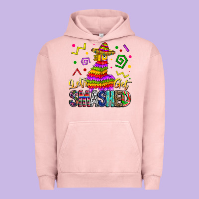 Let's Get Smashed Urban Hoodie Designed By Cowhidedigitalart