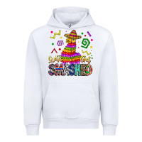 White Let's Get Smashed Urban Hoodie - CowhideDigitalArt