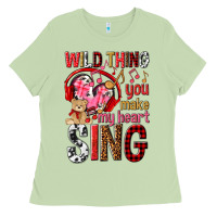 Matcha wild thing you make my heart sing Ladies Tee - NancyCooperArtShop