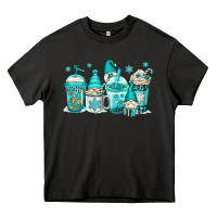 Asphalt winter christmas gnomes coffee cups Heavy Core Tee - Jasminsmagicworld