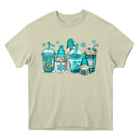Mossy winter christmas gnomes coffee cups Heavy Core Tee - Jasminsmagicworld