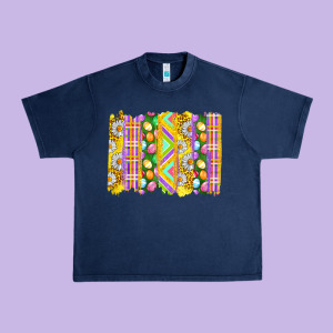 Easter Brushstrokes Urban Heavy Tee Designed By Bundleandbundleshop