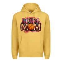 Antique Gold blessed basketball mom lightbulb letters Premium Hoodie - OliviaCreatesArt