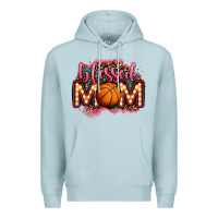 Blue Mist blessed basketball mom lightbulb letters Premium Hoodie - OliviaCreatesArt