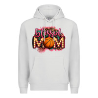 Dove Grey blessed basketball mom lightbulb letters Premium Hoodie - OliviaCreatesArt