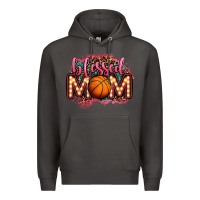 Smoke blessed basketball mom lightbulb letters Premium Hoodie - OliviaCreatesArt