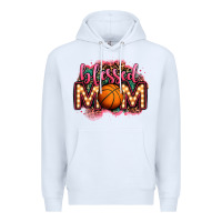 White blessed basketball mom lightbulb letters Premium Hoodie - OliviaCreatesArt
