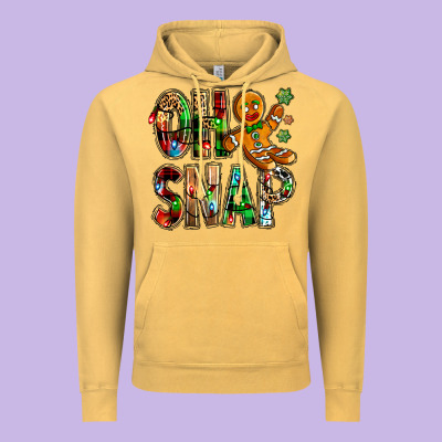 Oh Snap Christmas Vintage Hoodie Designed By Nancycooperartshop
