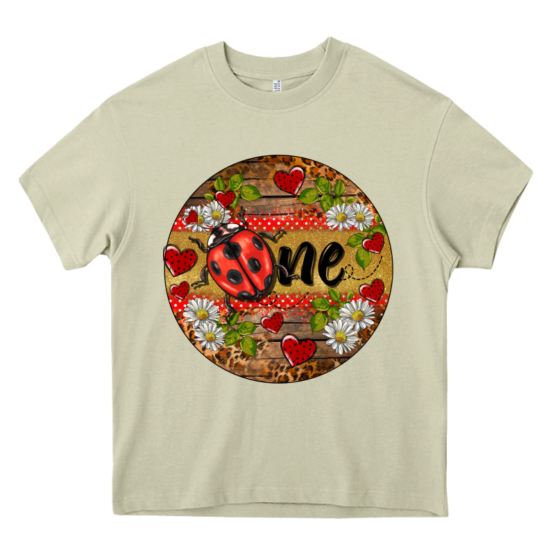 Ladybug One Ornament Heavy Core Tee by BarkalooDesign | Teevron