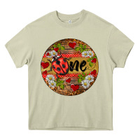 Mossy ladybug one ornament Heavy Core Tee - BarkalooDesign
