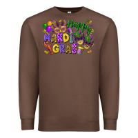 Chestnut Happy Mardi Gras Premium Sweatshirt - FaDigitalArtStudio