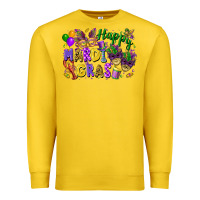 Lemon Happy Mardi Gras Premium Sweatshirt - FaDigitalArtStudio