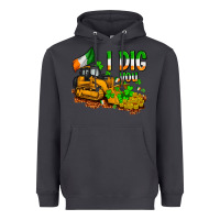 Smoke I dig you St. Patrick's Heavyweight Hoodie - OliviaCreatesArt