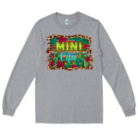 Heather Grey mini cita serape background Long Sleeve Tee - BarkalooDesign