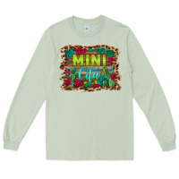 Matcha mini cita serape background Long Sleeve Tee - BarkalooDesign