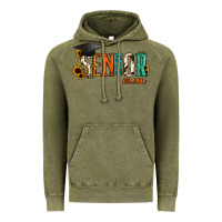 Vintage Olive Mom of a Senior 2021 Vintage Hoodie - Jasminsmagicworld