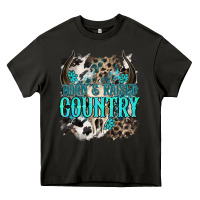 Asphalt born  raised country Heavy Core Tee - NancyCooperArtShop