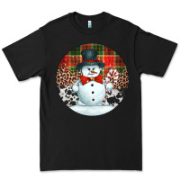 Black western snowman christmas ornament Premium Tee - Jasminsmagicworld