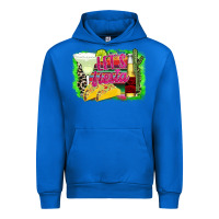 Cobalt Let's Fiesta Urban Hoodie - CowhideDigitalArt