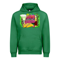 Emerald Let's Fiesta Urban Hoodie - CowhideDigitalArt