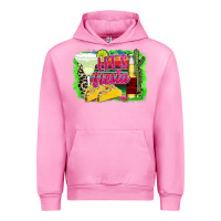 Fuchsia Pink Let's Fiesta Urban Hoodie - CowhideDigitalArt