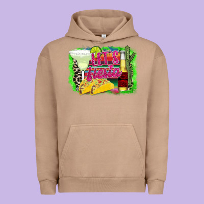 Let's Fiesta Urban Hoodie Designed By Cowhidedigitalart