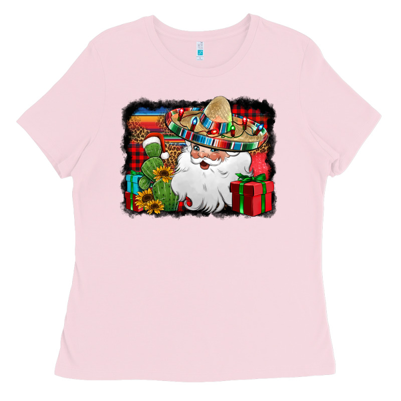 Santa Claus Spanish Christmas Ladies Tee by Jasminsmagicworld | Teevron