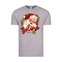 Vintage Zinc believe christmas santa claus Vintage Tee - MaliasSmallBusiness