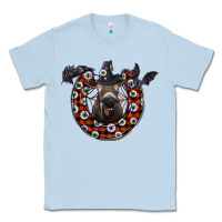 Dusty Blue halloween donkey Classic Tee - SublimationCraftShop