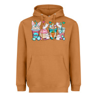 Meerkat Easter bunnies coffee cups Heavyweight Hoodie - OliviaCreatesArt