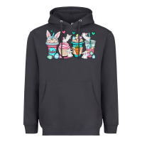Smoke Easter bunnies coffee cups Heavyweight Hoodie - OliviaCreatesArt