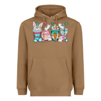 Toasted Coconut Easter bunnies coffee cups Heavyweight Hoodie - OliviaCreatesArt