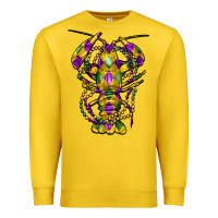 Lemon mardi gras crawfish Premium Sweatshirt - FaDigitalArtStudio