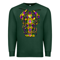 Sports Green mardi gras crawfish Premium Sweatshirt - FaDigitalArtStudio