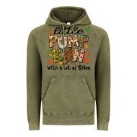 Vintage Olive little pumpkin with a lot of spice Vintage Hoodie - MaliasSmallBusiness