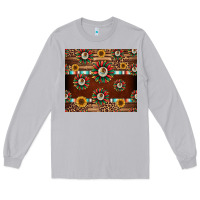 Moon Dust seamless mexican sunflower tumbler design Long Sleeve Tee - Jasminsmagicworld